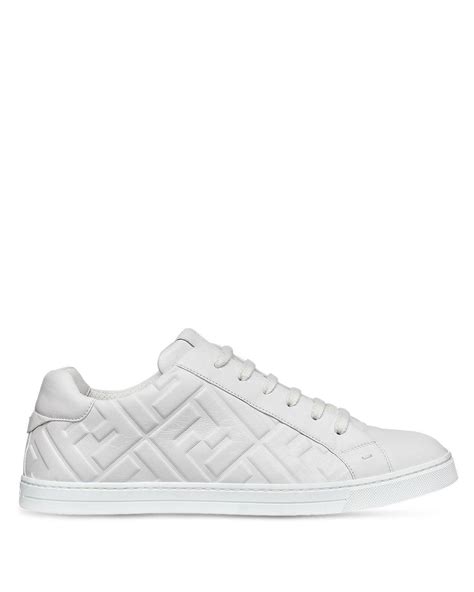 fendi embossed ff motif sneakers